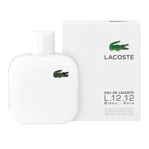 Eau De Lacoste L.12.12 Blanc Pure 3.3oz Edt For Men New Sealed - £73.14 GBP