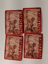 4 Age of Mythology Board Game Red Victory Battle Card Set Replacement Part - $10.39
