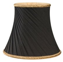 Royal Designs, Inc. Decorative Trim Twisted Bell Chandelier Shade CS-507BLK, Bla - $16.78+