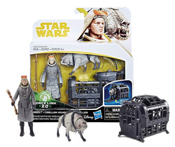 Star Wars Force Link 2.0 Rebolt and Corellian Hound 3.75-Inch Figures NIB - £11.14 GBP