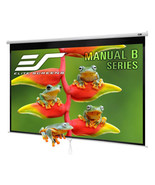 Manual B, 100-INCH Manual Pull Down Projector Screen Diagonal 16:9 Diag ... - €263,92 EUR