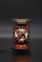 Electric Metal GOLDEN DOODLE Touch Fragrance Lamp/Oil Burner/Wax Warmer/ - £23.52 GBP
