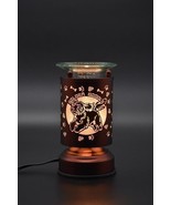 Electric Metal GOLDEN DOODLE Touch Fragrance Lamp/Oil Burner/Wax Warmer/ - £23.37 GBP