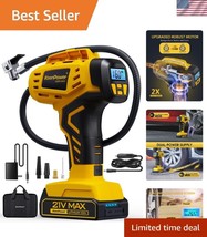 160 PSI Portable Tire Inflator with Flashlight - Ideal for Cars &amp; E-Bikes - $1,400.96 MXN