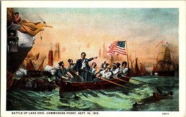 Battle Of Lake Erie Painting  Commodore Perry September 10, 1813 Postcard (C4) - £6.91 GBP