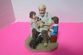 Vintage 1981 Norman Rockwell The Toy Maker Ceramic Figurine Collectors Series - £10.32 GBP
