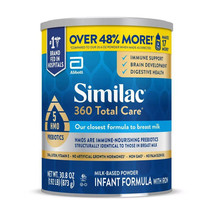 5 Cans Similac 360 Total Care Non-GMO Infant Formula Powder 30.8 oz 11/2025 - £128.22 GBP