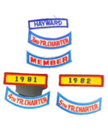 Hayward Lakes Muskies Charter Member Patch Unused Lot 1981 82 Fishing WI... - £7.78 GBP