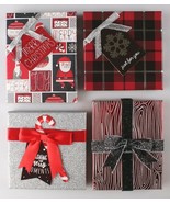 (Set of 4) Christmas Gift Card Holder Boxes with Ribbon &amp; To From Printe... - £3.93 GBP