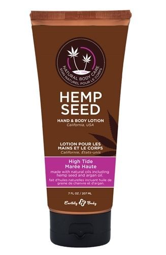EARTHLY BODY HEMP SEED & ARGAN OIL HAND AND BODY LOTION - HIGH TIDE - 7 OZ. - $9.99