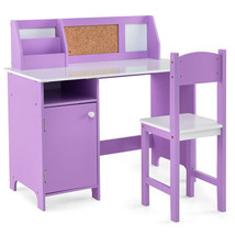 Kids Table and Chair Set for Arts  Crafts  Homework  Home School-Purple - £134.57 GBP