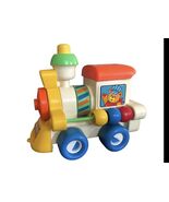 1986 VINTAGE CHILD GUIDANCE PLAYSKOOL BUSY CHOO-CHOO TRAIN KIDS TOY WORKS - $11.48 CAD