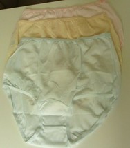 3 Dixie Belle by Velrose Full cut Briefs Style 719 Size 15 Pink Blue Beige - £20.11 GBP
