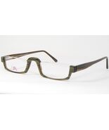 Johann von Goisern 536 L40 Rayas Verde Oliva Único Raro Gafas 51-22-150 - $195.04