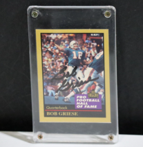 Bob Griese QB NFL Hall of Fame Autographed NFL 1991 Hall of Fame Card SIGNED - £33.26 GBP