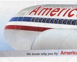 American Airlines 250 Cities 40 Countries Ticket Jacket  - £12.55 GBP