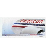 American Airlines 250 Cities 40 Countries Ticket Jacket  - £12.42 GBP