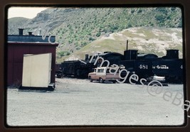 1972 DRGW 481 Denver &amp; Rio Grande Steam Locomotive 2-8-2 Color Slide - £2.33 GBP