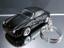 Black 1996 Porsche Carrera Key Chain Ring - £12.16 GBP