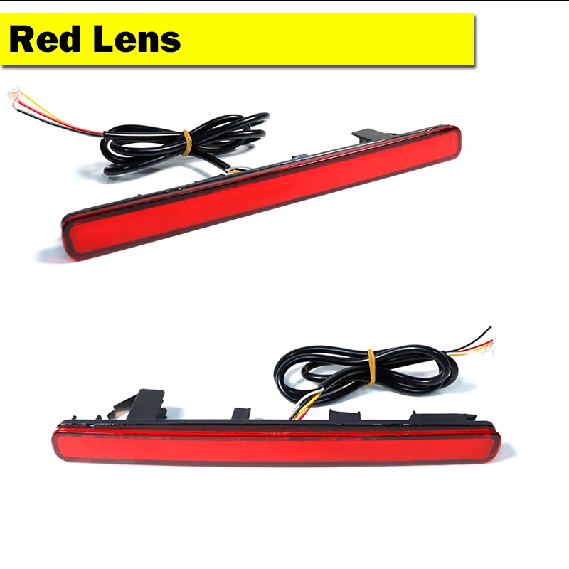 iJDM Red LED Bumper Reflector Lights For 09-14 Acura TSX (For Euro ) Function as - £141.15 GBP