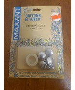 Maxant Miracle Buttons to Cover 5 Buttons Size 5/8&quot; Size 24 New - $3.95