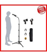 Adjustable Boom Microphone Stand 3&#39;-6&#39; with Clips &amp; Adapters - Blue Finish - $678.97 MXN