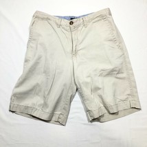 Tommy Hilfiger Chinos Shorts Mens 32 Ivory Pockets Y2K Above Knee Cotton... - $14.01