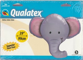 Qualatex 39 Inch Elephant Head Foil Balloon  ~ ranjacuj - £7.52 GBP