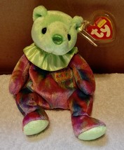 TY Beanie Baby August Teddy Birthday Bear 8&quot; 2001 Mint Tag Stuffed Anima... - $7.99