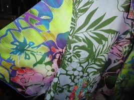Robert Graham Honolulu  Hawaiian Floral Embroidered Short Sleeve Size Large image 11
