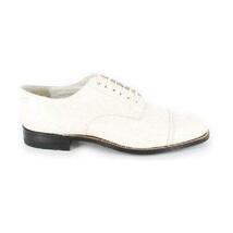 Stacy Adams Men Dress Classic Cap Toe Lace Shoes White Madison Biscuit 00012-07 image 3