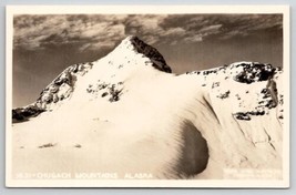 RPPC Chugach Mountains Alaska Aerial Surveys Co Real Photo Postcard J22 - $10.95