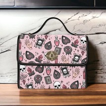 Pink Kawaii Cute Witch Potions Canvas Satchel Bag - £31.43 GBP