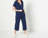 Sport Savvy French Terry Zip Front Hooded Jacket &amp; Pant Set Navy, Small - $25.96