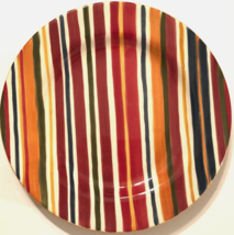 JC PENNEY Tango Stripe Vintage Retired 90s Home Collection Dinner Plate 11 1/4&quot; - £15.52 GBP