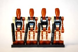 Battle Droid Brown pack of 4 Star Warss Building Minifigure Bricks US - £6.91 GBP