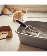 Cat Litter Scoop Cat Pooper Scooper Stainless Steel Mesh Shovel Sturdy E... - $227.90 MXN