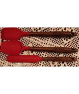 Pioneer Woman ~ 3-Piece Kitchen Set ~ Red ~ Spatula ~ Icing Spatula ~ Sp... - $553.13 MXN