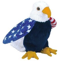 Soar The Bald Eagle Retired Ty Beanie Buddy MWMT Collectible - £12.74 GBP