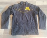 Nike Minnesota Gophers Mens Medium Full-Zip Jacket Black Team Issued Coa... - $47.41