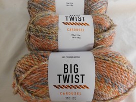 Big Twist Carousel Harvest lot of 3 Dye lot 490780 - £14.95 GBP