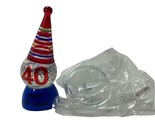 Happy Birthday Light Up Flashing Cake Topper 40 with Cake Pick Midwest-CBK - $6.77