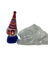 Happy Birthday Light Up Flashing Cake Topper 40 with Cake Pick Midwest-CBK - £5.34 GBP