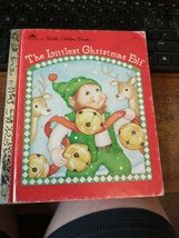 The Littlest Christmas Elf, vintage Little Golden book 1987 459-12 - £1.98 GBP