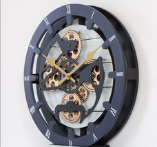 CANADA LINE MANTEL CLOCK ROUND (HYBRID WALL) 16 INCH WHITE FARMHOUSE - $152.99