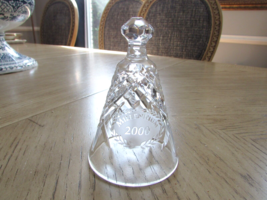 Waterford Crystal Millennium 2000 Gallery Bell Signed 4.75&quot; Lismore - £31.10 GBP