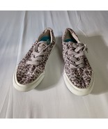 Women&#39;s Blowfish MALIBU Sneakers Sz 8 Purple Gray Leopard Pattern Casual... - $272.80 MXN