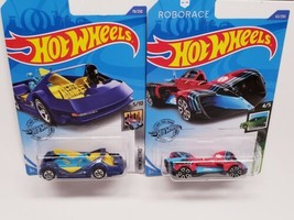 Lot Of 2 Hot Wheels: Speed Blur Roborace Robocar LAIMH + Deora 3 HW Metr... - $19.48