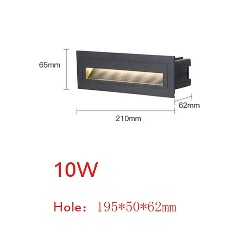 Led Wall Lamp 5W IP65 Stair Step DC12V Recessed Buried Light Indoor/ Outdoor Wat - £131.20 GBP