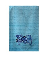 Betsy Drake Blue Script Octopus Beach Towel - £54.52 GBP